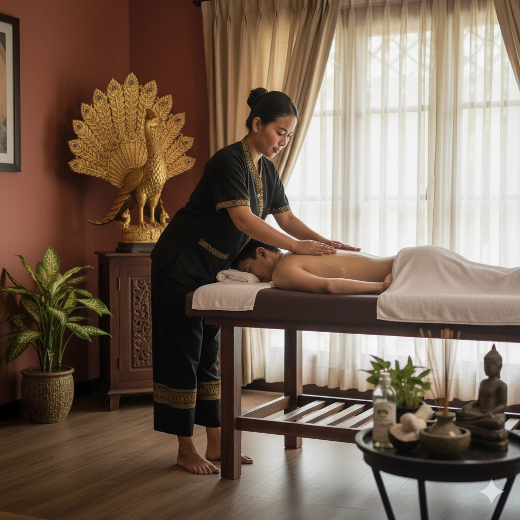 Tajska masaža s aromatičnimi olji