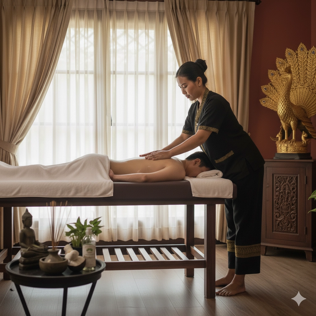 Tajska masaža z naravnimi olji